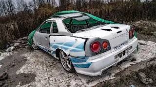 Нашли в поле Скайлайн Пола Уокера!!!