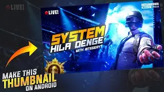 How to Make BGMI 🔴 Live Gaming Thumbnail on Android || BGMI Live Gaming Thumbnail Tutorial || Pscc