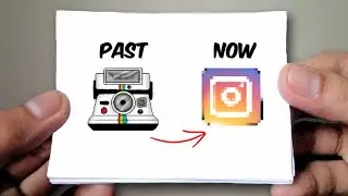 Flipbook Evolution of Instagram Logo | Drawn Flipbook