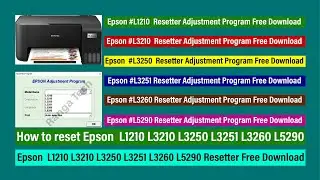 How to Reset Epson L3210/L1210/L3250/L3251/L3260/L5290 | Epson L3210 red light blinking solution