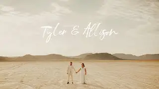 Tyler & Allison \\ Epic Sunrise Elopement in the Desert