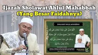 Ijazah Shoawat Ahlul Mahabbah - KH Muhammad Saubari