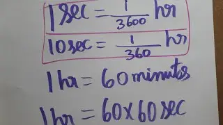how to convert seconds to hours