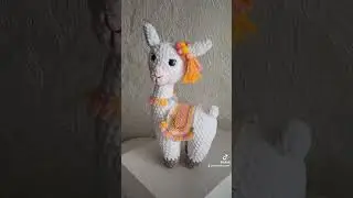 Лама игрушка крючком
