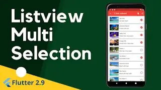 Flutter - Multi Selection in Listview | Listview Multi Selection | Selectable Listview [2022]