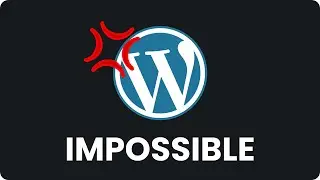 So I Redesigned WordPress... | Speed UI Design