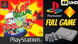 Ape Escape | PS1 | 4K60ᶠᵖˢ UHD🔴 | 100% Longplay Walkthrough Playthrough Full Movie Game