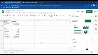 1-Google Sheet - Age Calculation