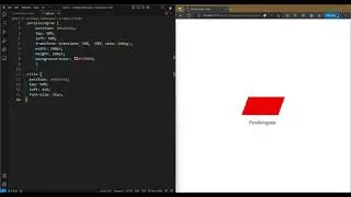 CSS Tutorial: Parallelogram Shape 