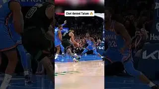 Tatum couldn't help but smile 😅 