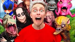 МЫ СНЯЛИ МАСКИ СО ВСЕХ МОНСТРОВ В ТРИ ЧАСА НОЧИ !!!