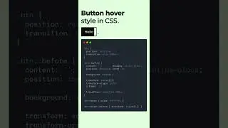 🖱️ CSS3 Button Hover Styles: Add Interactive Magic! ✨🎨||