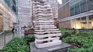 Verizon Plaza sitting area NYC, wifi/charging hub open to public 24 hrs