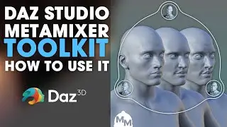 MetaMixer for DAZ Studio ~ How to install and use MetaMixer Toolkit to Create Unique Daz Faces