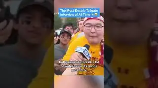 Boston College Student Gets Hyped During Football Tailgate 😤 