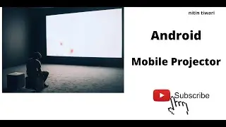 mobile projector | deewar par video kaise dekhye mobile se