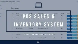 POS Sales and Inventory Management System with Source Code