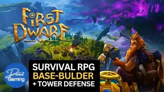 Impressive Colony Survival, Base-builder + Tower Defense Elements | First Dwarf Gameplay