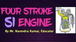 How do Four Stroke SI Engine Works | Working Principle of Four Stroke SI Engine
