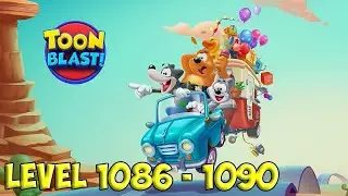 Toon Blast level 1086 - 1090 HD