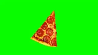 PIZZA TIME! Pizza animation on green screen - VFX for video Editing 