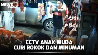 VIRAL, REKAMAN CCTV PEMUDA KABUR TAK BAYAR USAI AMBIL ROKOK DAN MINUMAN
