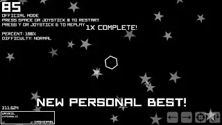 Unveil 1x 100% with Mouse | Open Hexagon