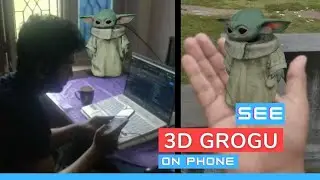 See 3D Grogu | Baby Yoda | The Child using Google 3D AR