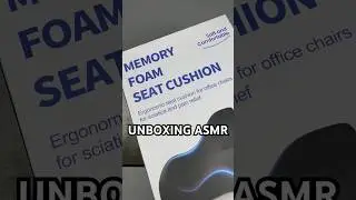 Memory Foam Seat Cushion Unboxing ASMR #shorts #unboxing #asmr #seatcushion #memoryfoam #ergonomic