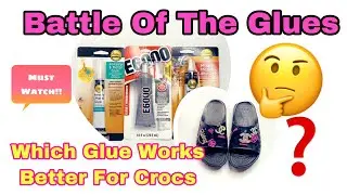 What Glue To Use When Making Croc Jibitz| The Big Glue Debate?? 👀🤔