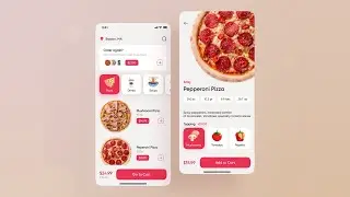 ASMR Programming - Restaurant App UI Dribbble Clone with Flutter - No Talking