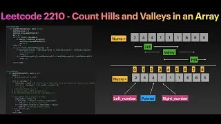 Leetcode 2210 - Count Hills and Valleys in an Array
