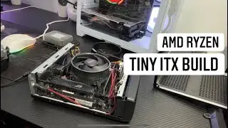 TINY ITX BUILD - Modified AMD Wraith Stealth CPU Cooler (Update)