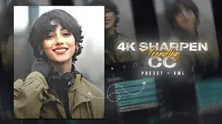 Top 5 Best 4K Sharpen CC🖤 | Preset & XML File | Alight Motion | Rajj Editz |