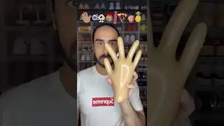 Food ASMR Eating a Gummy Hand and other snacks!#shorts