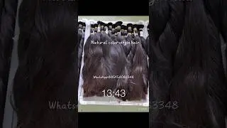 Natural color virgin hair