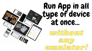 RESPONSIVE PREVIEW IN ALL TYPE OF DEVICES WITHOUT EMULATOR || JOOKATE'S FLUTTER