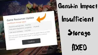 Fix genshin impact insufficient space on disk ✔ insufficient storage space in windows pc/laptop