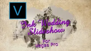 Vegas Pro Ink Wedding Slideshow Template for free