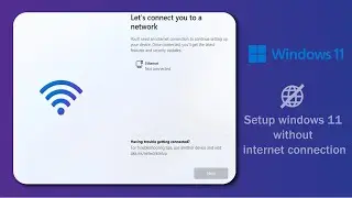 How to skip network setup step on windows 11 | let's connect you to a network | Morethan Fix