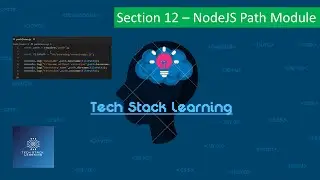 Node.js | Section 12 | Node Path Module | NodeJS Beginners | Simple Tutorials | Easy Learning