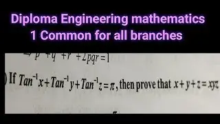 | If tan inverse of x+ tan inverse of y+tan inverse of z = π , then prove that x+y+z = xyz in Telugu