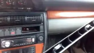 Removing dashboard audi 100 c4