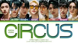 Stray Kids CIRCUS (Korean Ver.) Lyrics (스트레이 키즈 CIRCUS 가사) (Color Coded Lyrics)