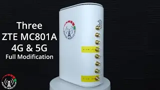 ZTE MC801A 5G Wireless Cellular Internet Router With 4G and 5G SMA External Antenna Full