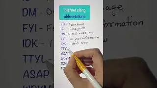 Internet slang abbreviations