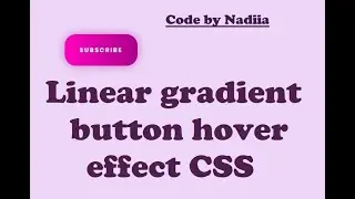 Linear gradient button hover effect CSS