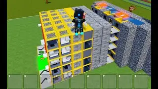 Многоэтажная ферма камня в Block Tycoon ⛏️
