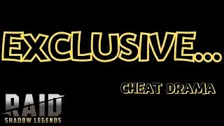 *EXCLUSIVE* Cheating Drama and How Plarium Should Fix it. | RAID SHADOW LEGENDS
