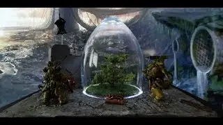 Warhammer Diorama Night Light//Warhammer диорама ночник своими руками DIY